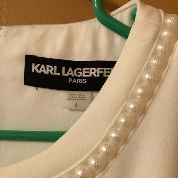 Karl Lagerfeld Sheath Pearl Dress - Picture 4 of 5